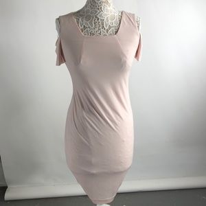 Stunning pale pink dress by Calvin Klein.